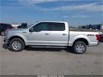 2018 Ford F-150 Lariat Silver vin: 1FTEW1EG2JKC35053