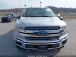 2018 Ford F-150 Lariat Silver vin: 1FTEW1EG2JKC35053