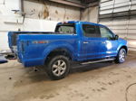 2018 Ford F150 Supercrew Blue vin: 1FTEW1EG2JKC35778