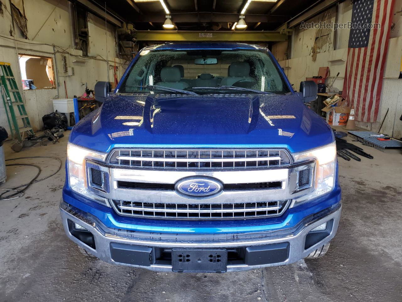 2018 Ford F150 Supercrew Синий vin: 1FTEW1EG2JKC35778