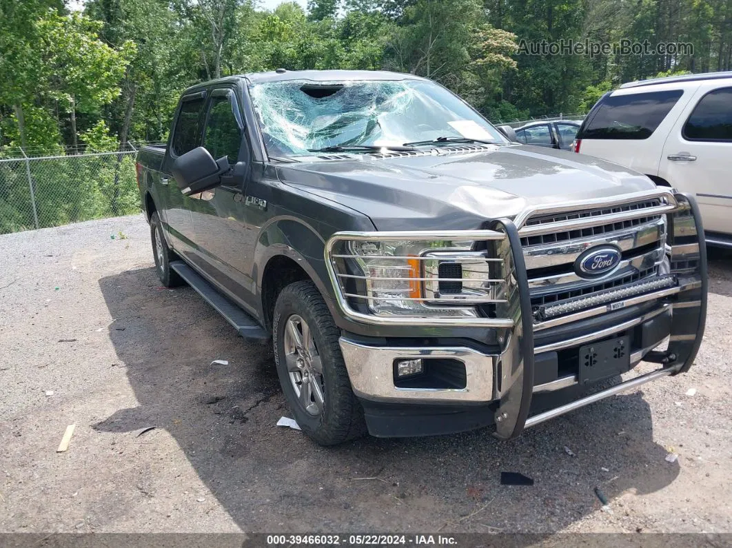 2018 Ford F-150 Xlt Gray vin: 1FTEW1EG2JKD13329