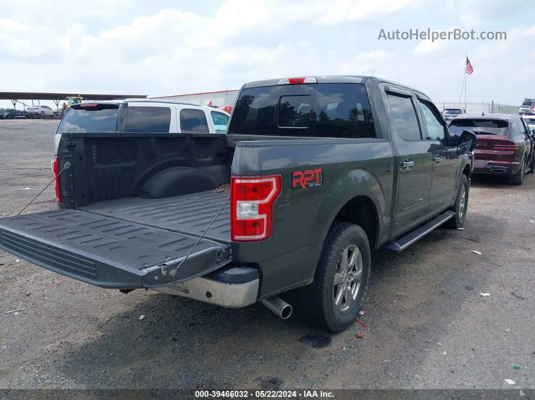 2018 Ford F-150 Xlt Gray vin: 1FTEW1EG2JKD13329