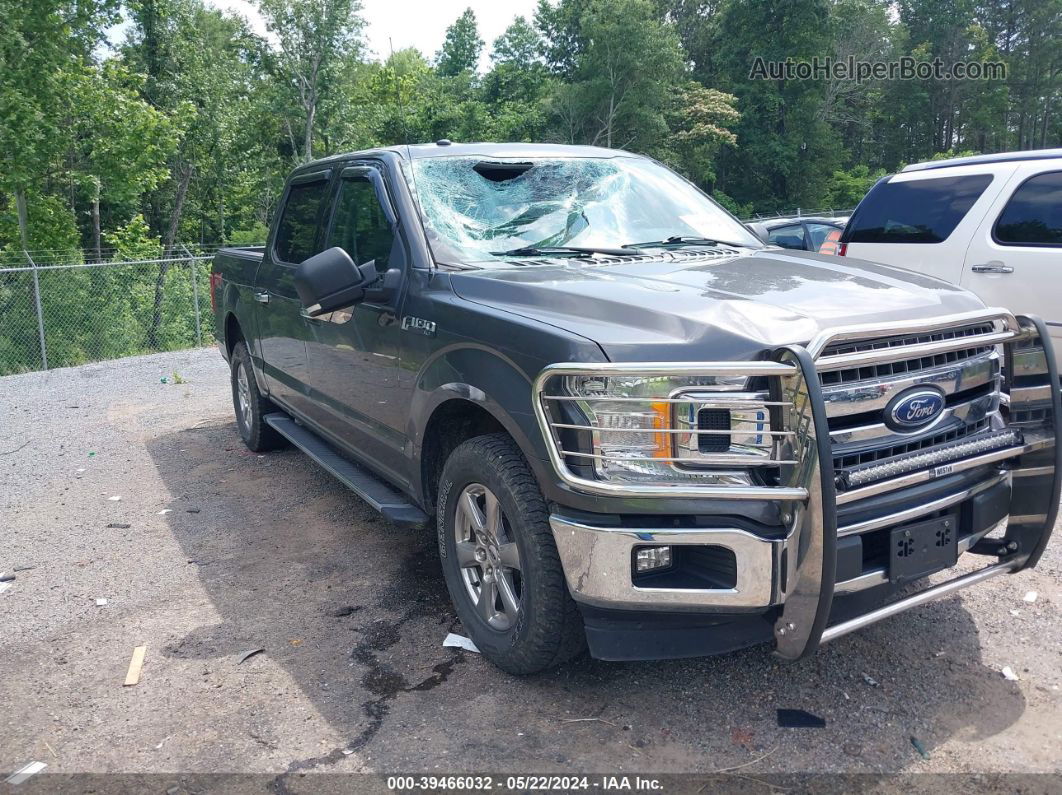 2018 Ford F-150 Xlt Gray vin: 1FTEW1EG2JKD13329