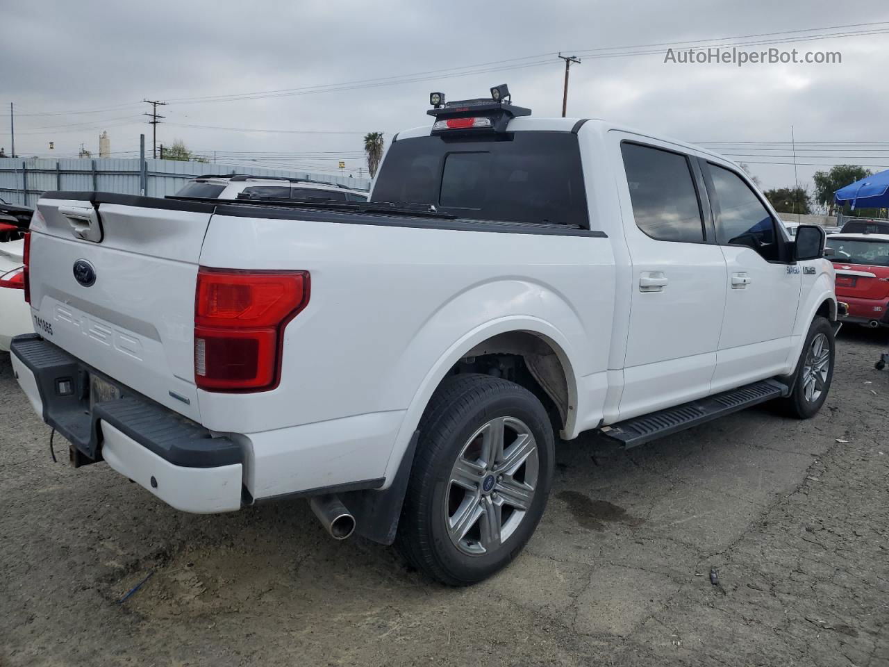 2018 Ford F150 Supercrew White vin: 1FTEW1EG2JKD91058