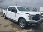 2018 Ford F-150 Lariat White vin: 1FTEW1EG2JKD91058