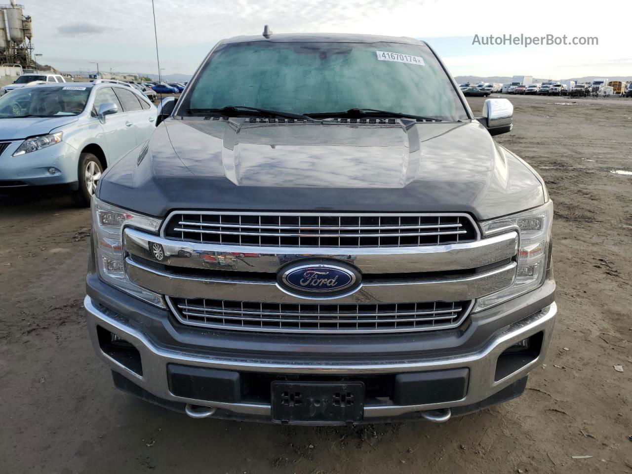 2018 Ford F150 Supercrew Gray vin: 1FTEW1EG2JKE31459