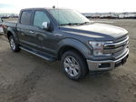 2018 Ford F150 Supercrew Gray vin: 1FTEW1EG2JKE31459