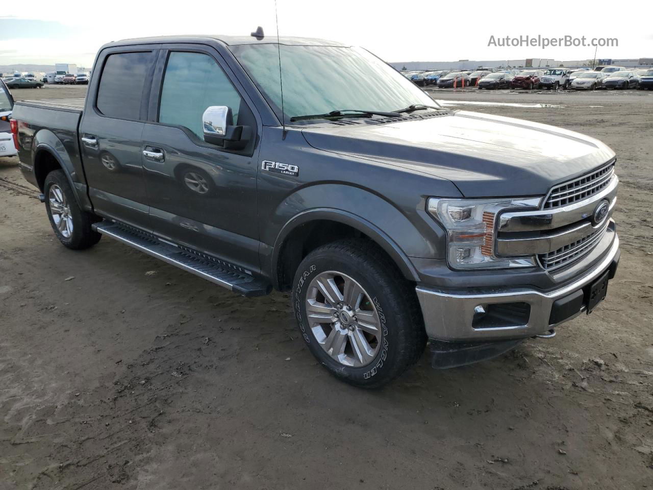 2018 Ford F150 Supercrew Gray vin: 1FTEW1EG2JKE31459