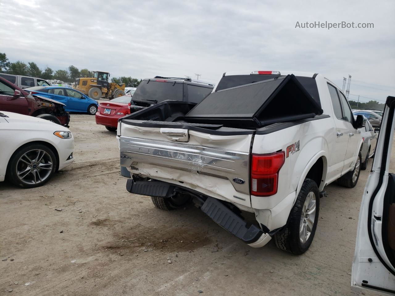 2018 Ford F150 Supercrew White vin: 1FTEW1EG3JFB41000