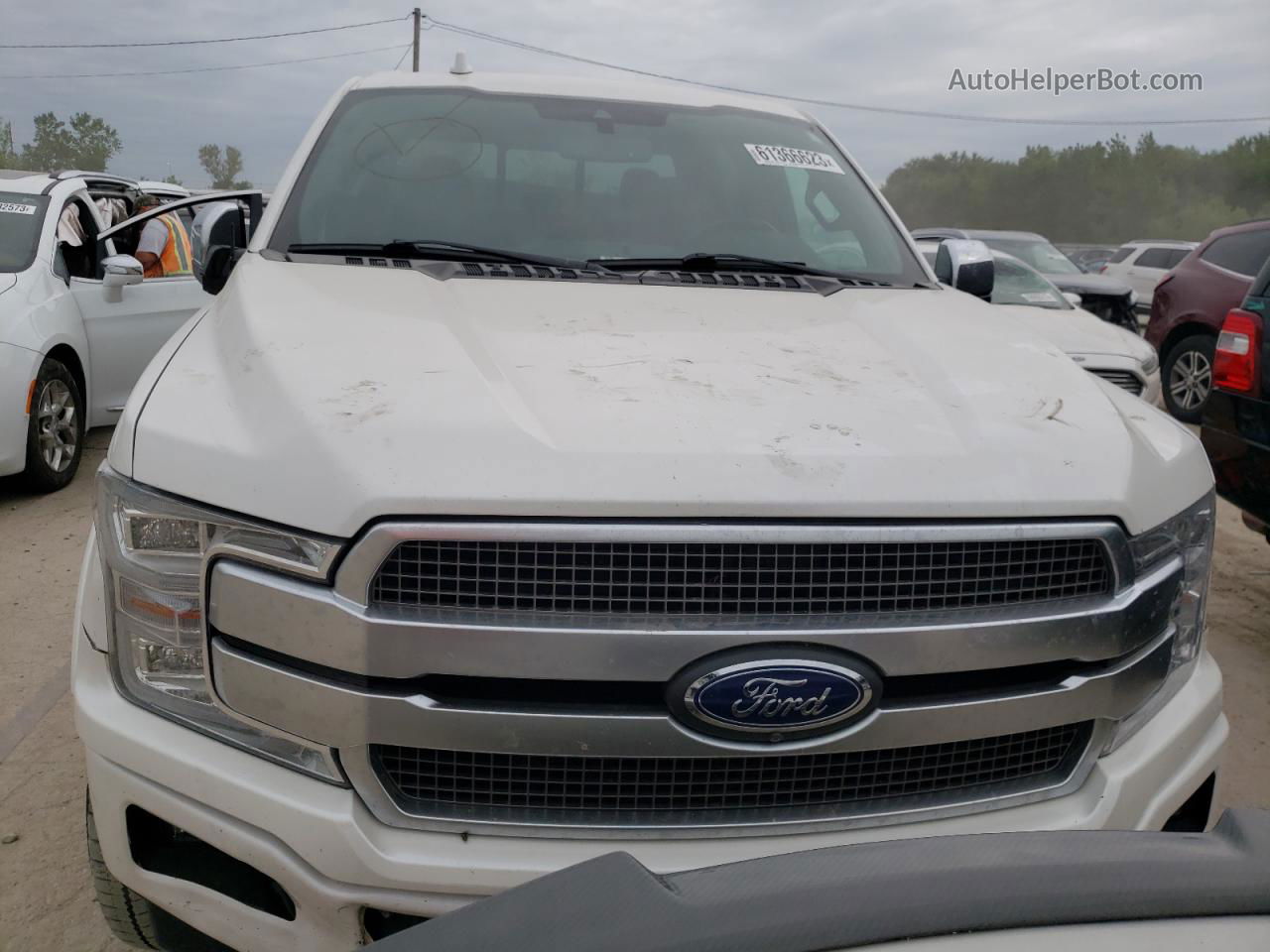 2018 Ford F150 Supercrew White vin: 1FTEW1EG3JFB41000