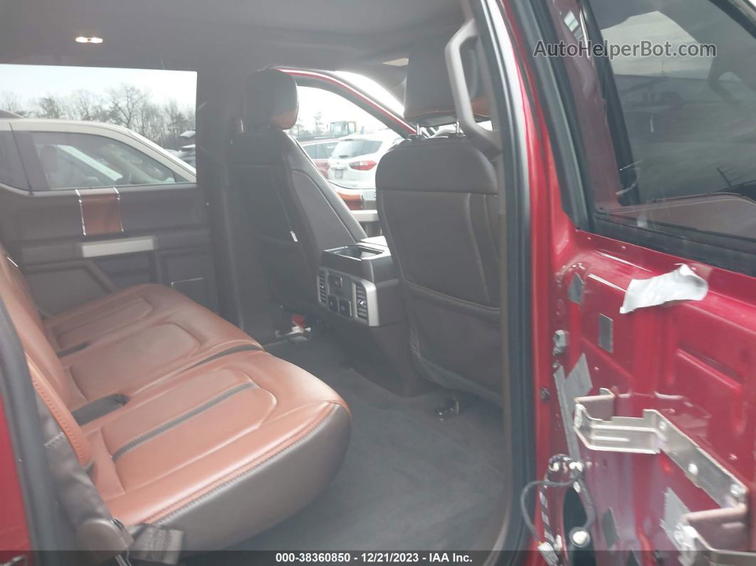 2018 Ford F-150 King Ranch Red vin: 1FTEW1EG3JFD66355