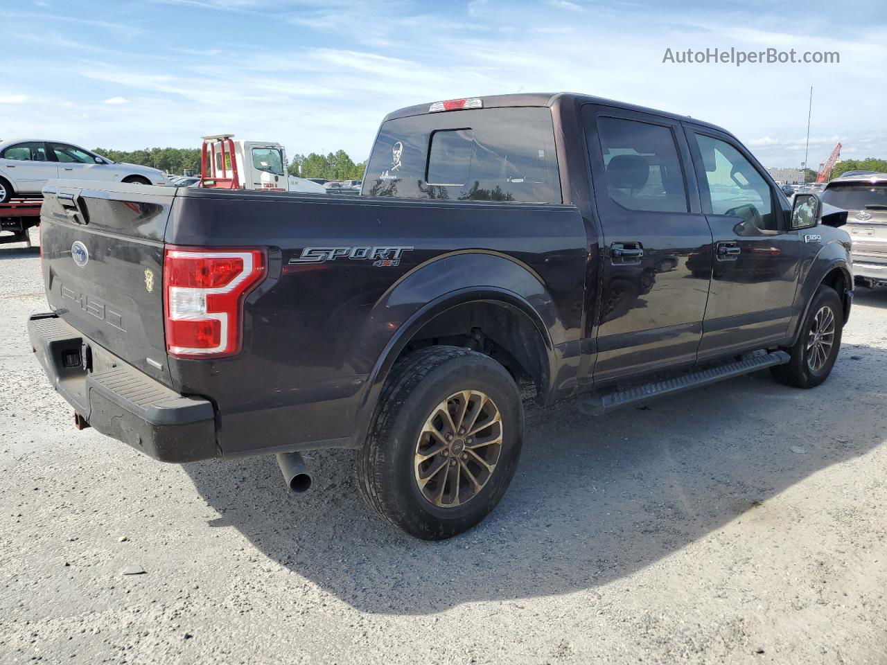 2018 Ford F150 Supercrew Burgundy vin: 1FTEW1EG3JFE57576