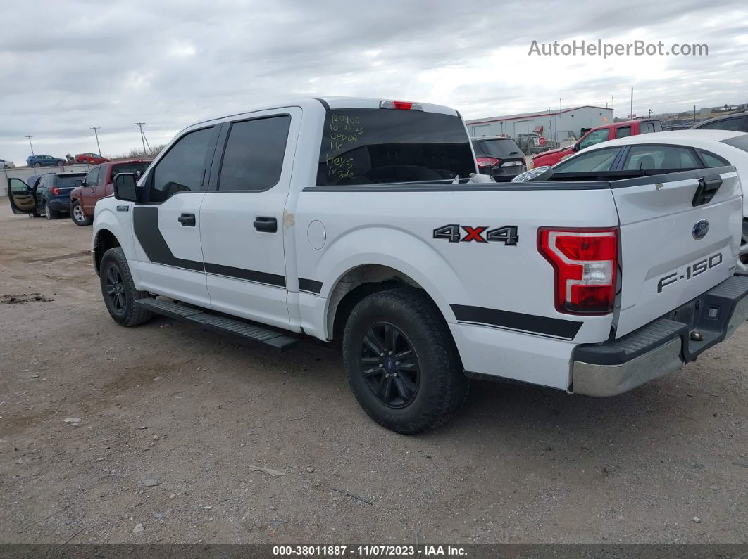 2018 Ford F-150 Xlt White vin: 1FTEW1EG3JKE15710