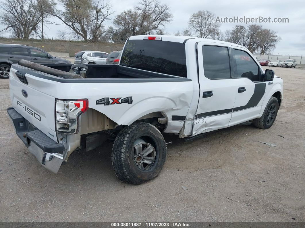 2018 Ford F-150 Xlt White vin: 1FTEW1EG3JKE15710