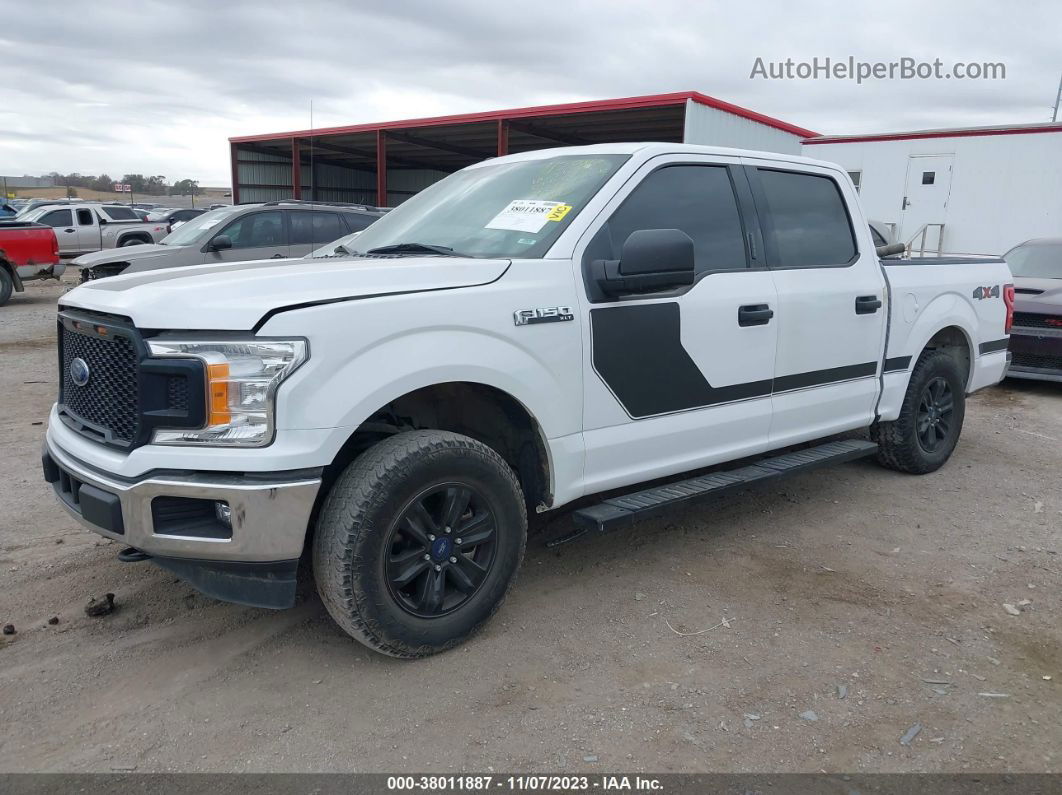 2018 Ford F-150 Xlt White vin: 1FTEW1EG3JKE15710