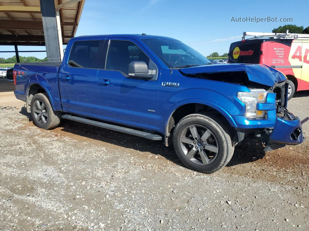 2017 Ford F150 Supercrew Blue vin: 1FTEW1EG4HFB18545