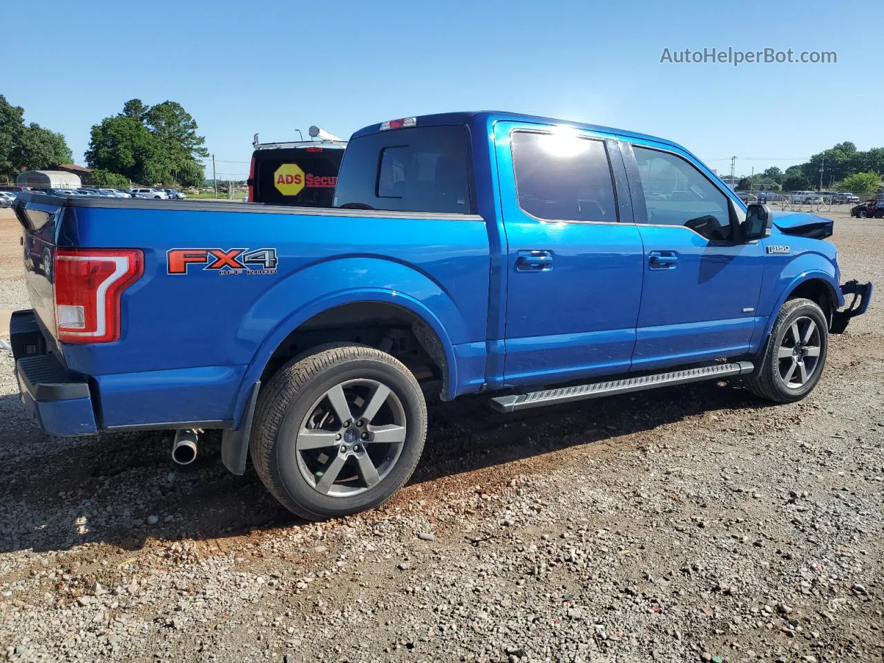 2017 Ford F150 Supercrew Blue vin: 1FTEW1EG4HFB18545