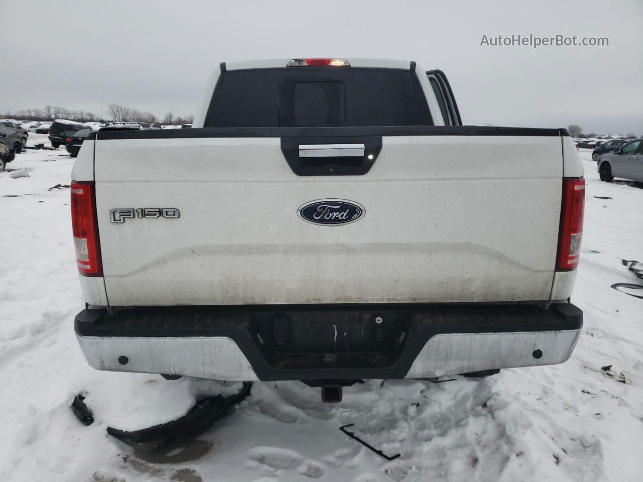 2017 Ford F150 Supercrew White vin: 1FTEW1EG4HFC62323