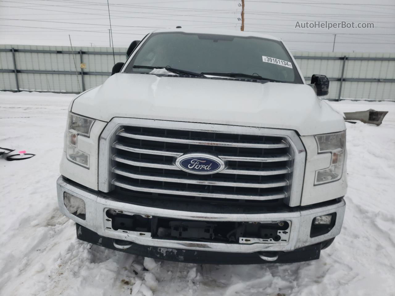 2017 Ford F150 Supercrew Белый vin: 1FTEW1EG4HFC62323