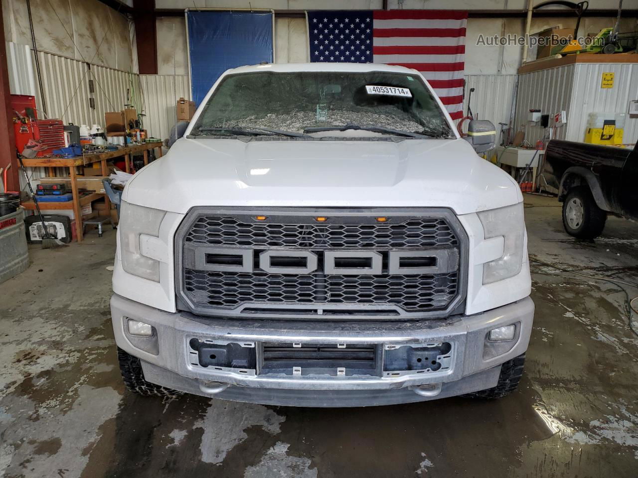 2017 Ford F150 Supercrew White vin: 1FTEW1EG4HKC47134