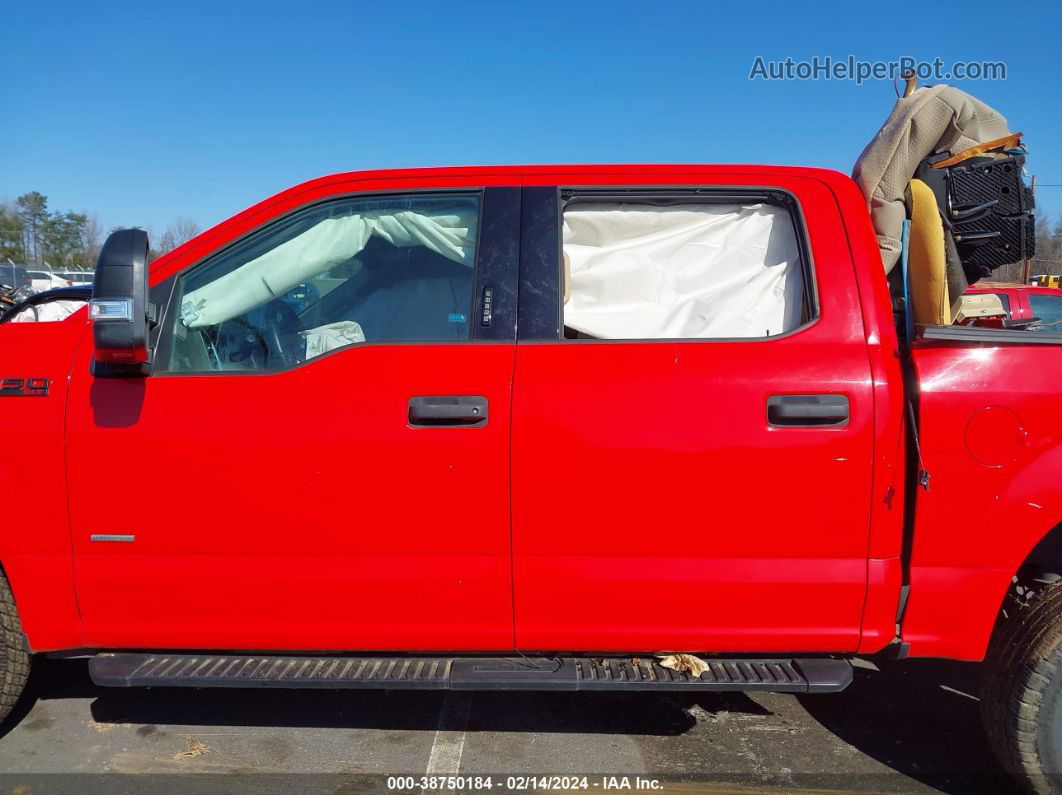 2017 Ford F-150 Xlt Red vin: 1FTEW1EG4HKC48963