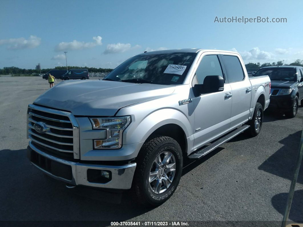 2017 Ford F-150 Xlt Silver vin: 1FTEW1EG4HKE04712