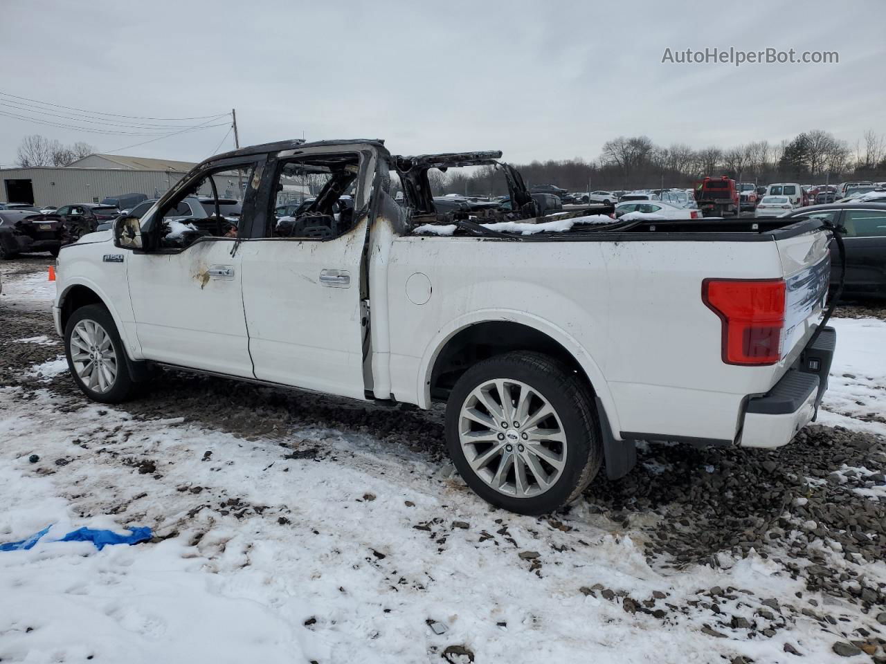 2018 Ford F150 Supercrew White vin: 1FTEW1EG4JFC18599