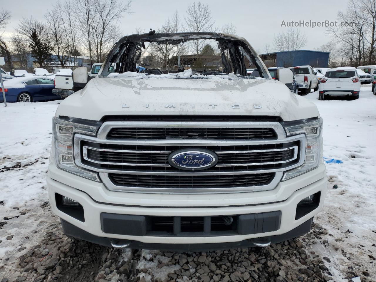 2018 Ford F150 Supercrew White vin: 1FTEW1EG4JFC18599