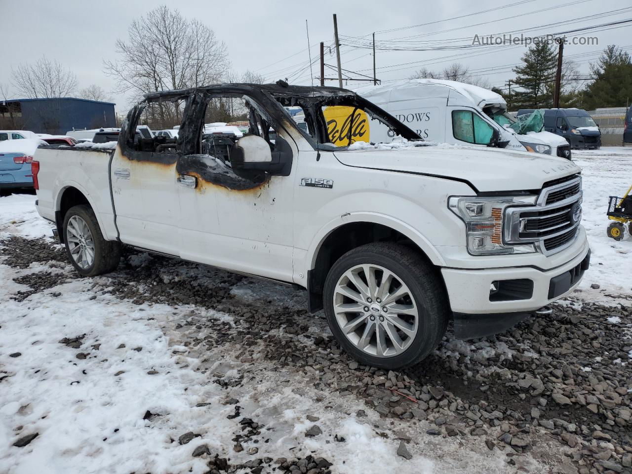 2018 Ford F150 Supercrew White vin: 1FTEW1EG4JFC18599