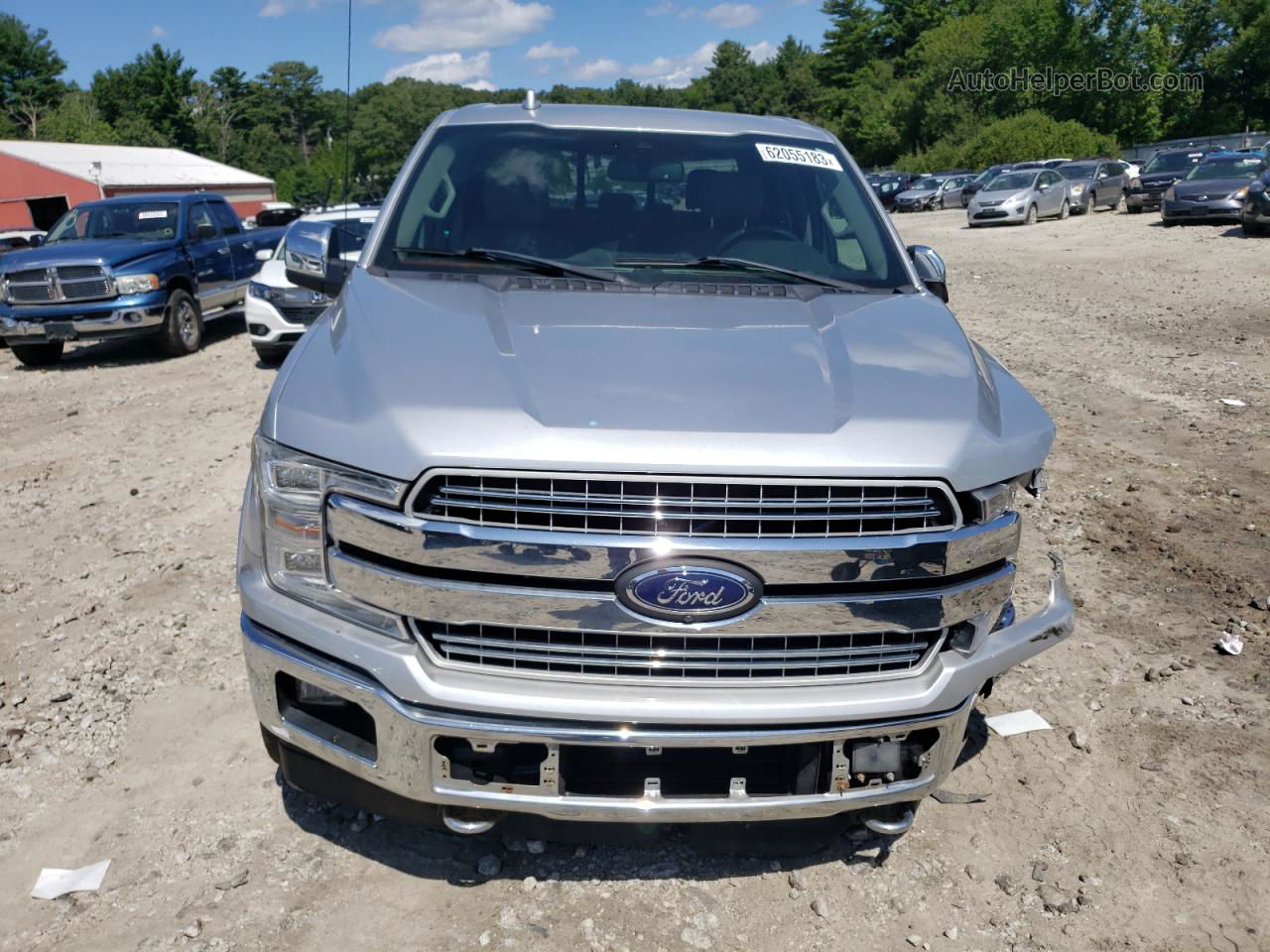 2018 Ford F150 Supercrew Silver vin: 1FTEW1EG4JFC68483