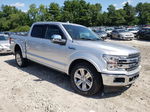 2018 Ford F150 Supercrew Silver vin: 1FTEW1EG4JFC68483