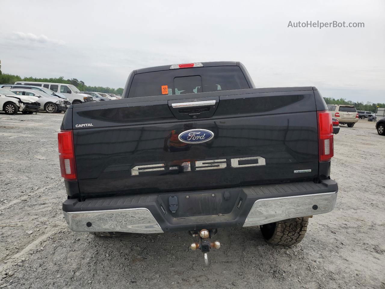 2018 Ford F150 Supercrew Black vin: 1FTEW1EG4JFC85803