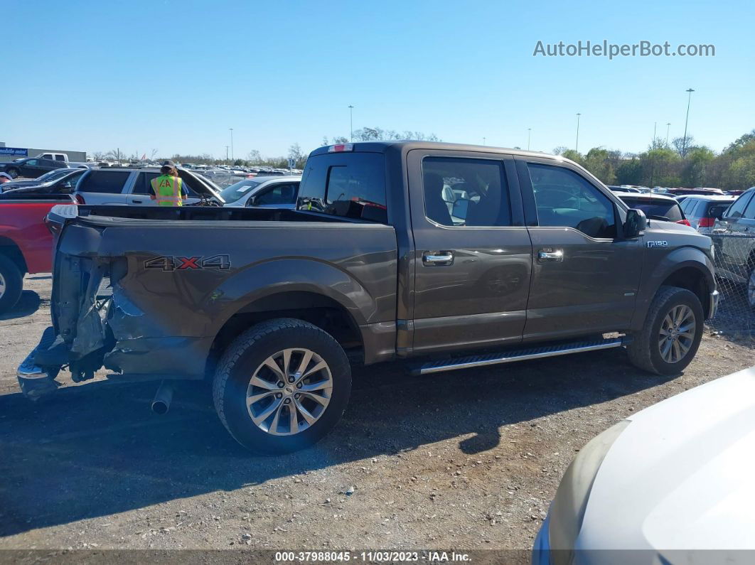 2017 Ford F-150 Xlt Brown vin: 1FTEW1EG5HFA92439