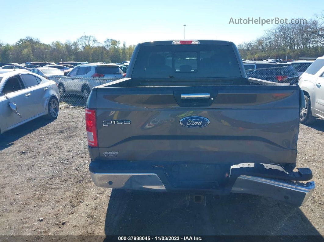 2017 Ford F-150 Xlt Brown vin: 1FTEW1EG5HFA92439