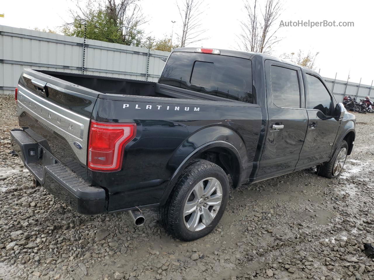 2017 Ford F150 Supercrew Black vin: 1FTEW1EG5HFB81444