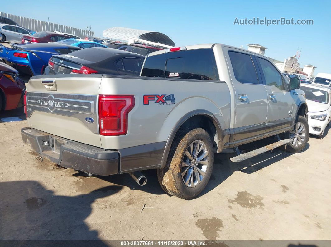 2017 Ford F-150 King Ranch Бежевый vin: 1FTEW1EG5HFC34434