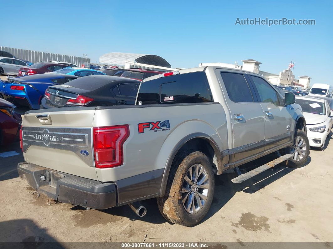 2017 Ford F-150 King Ranch Бежевый vin: 1FTEW1EG5HFC34434