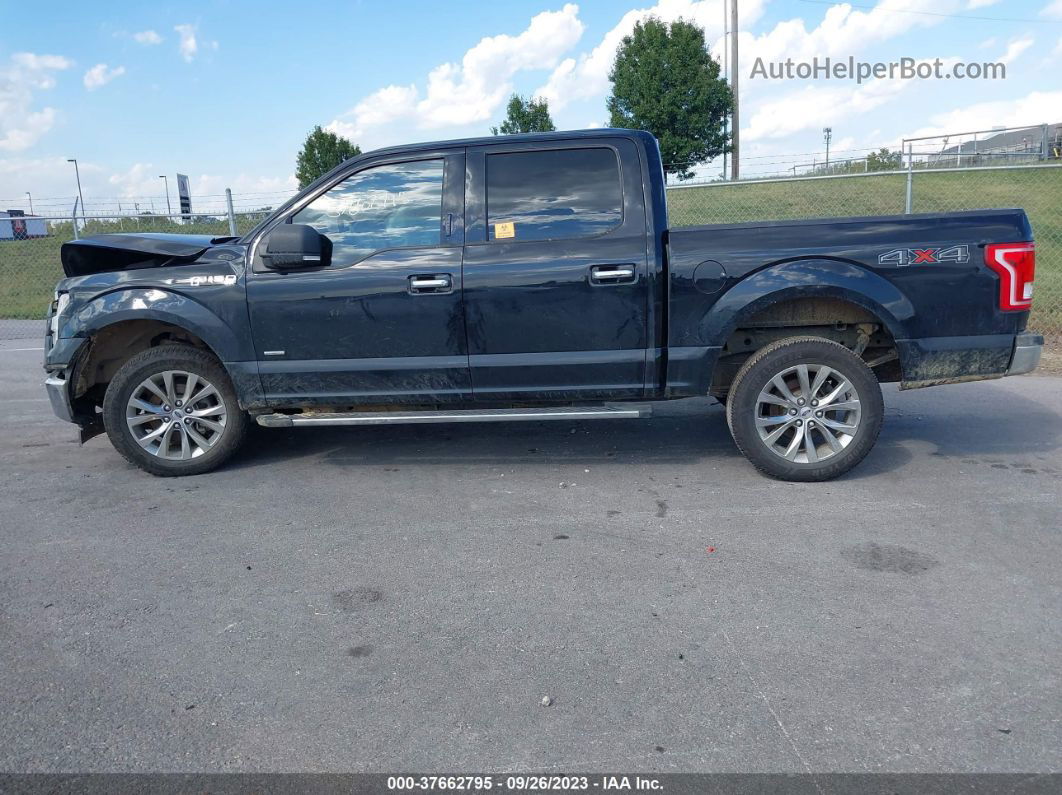 2017 Ford F-150 Xlt Black vin: 1FTEW1EG5HKC80093