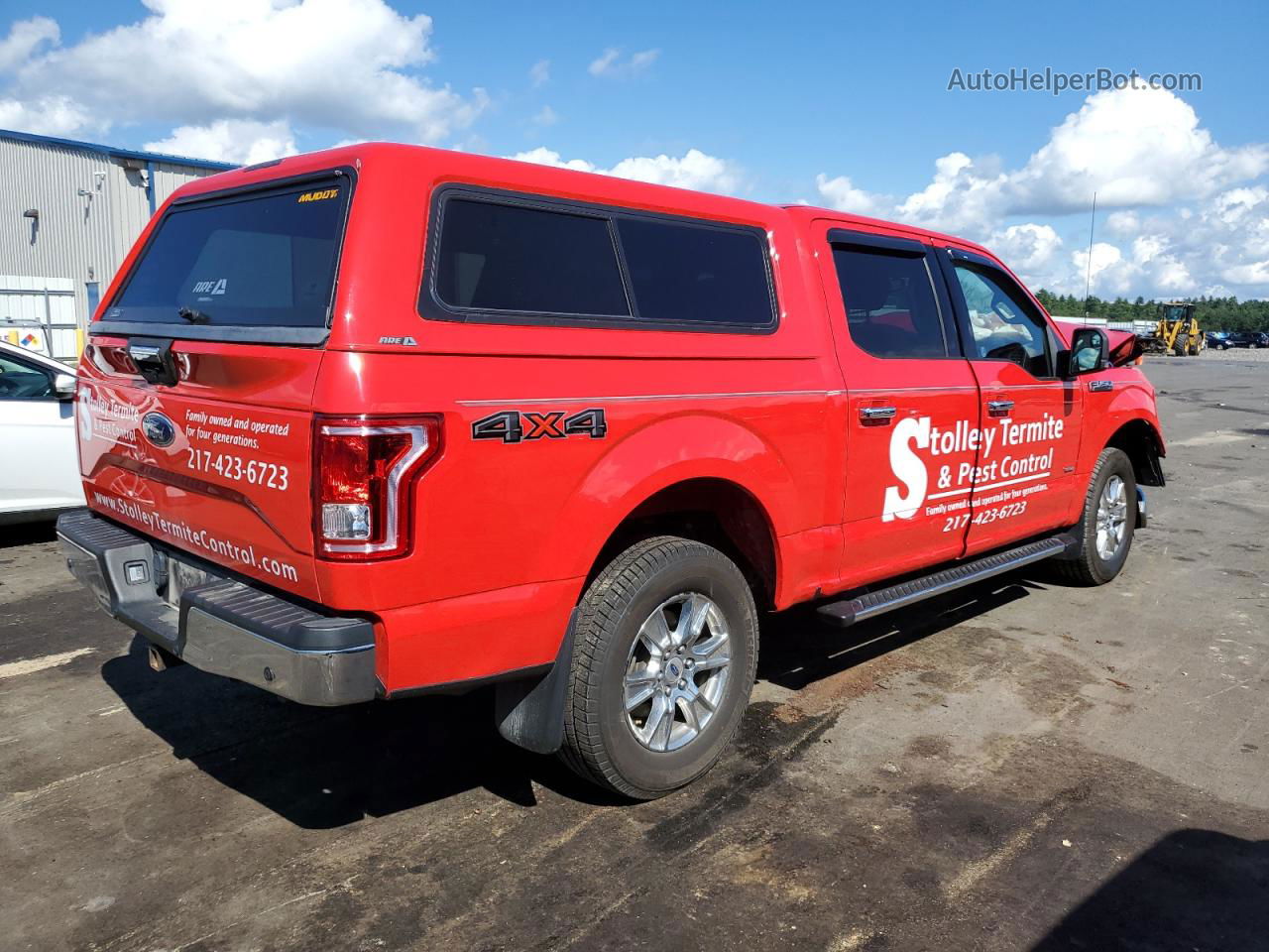 2017 Ford F150 Supercrew Красный vin: 1FTEW1EG5HKD49381