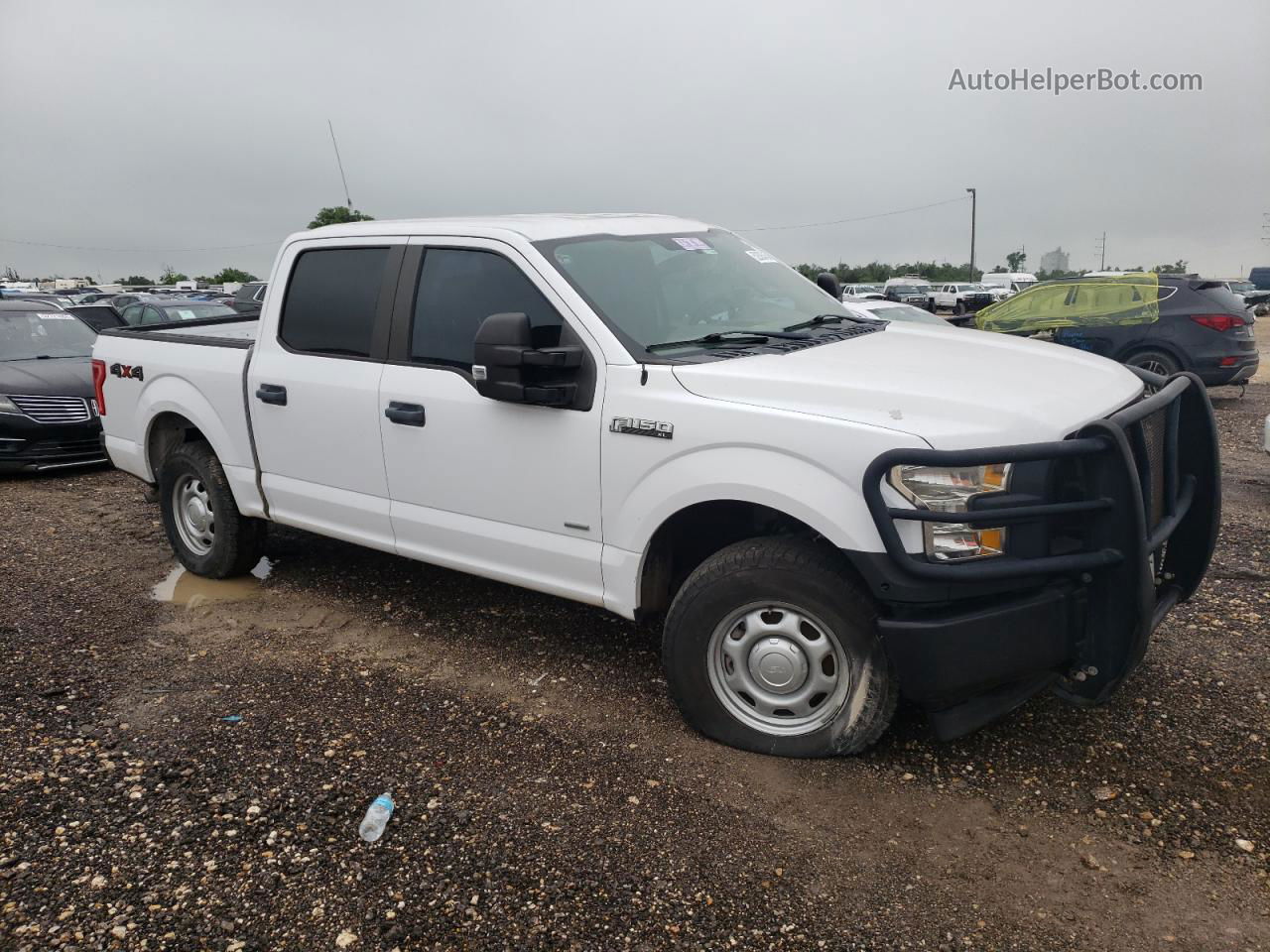 2017 Ford F150 Supercrew White vin: 1FTEW1EG5HKE40554