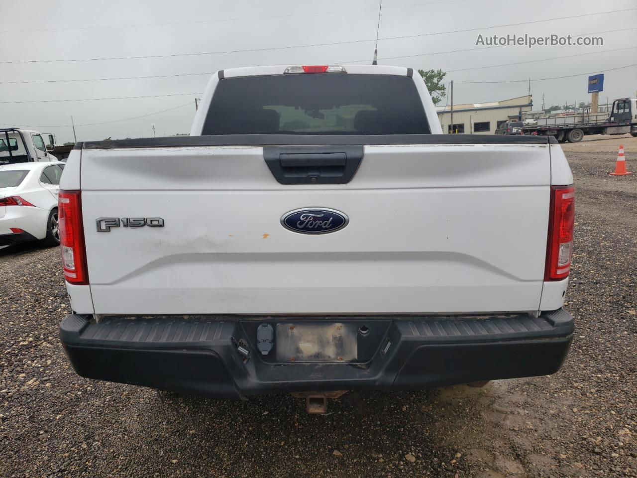 2017 Ford F150 Supercrew White vin: 1FTEW1EG5HKE40554