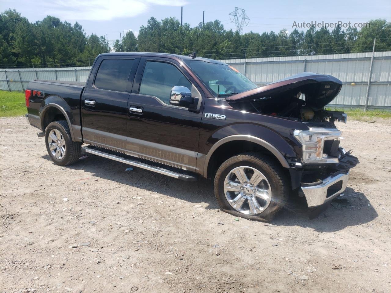 2018 Ford F150 Supercrew Purple vin: 1FTEW1EG5JFB96970