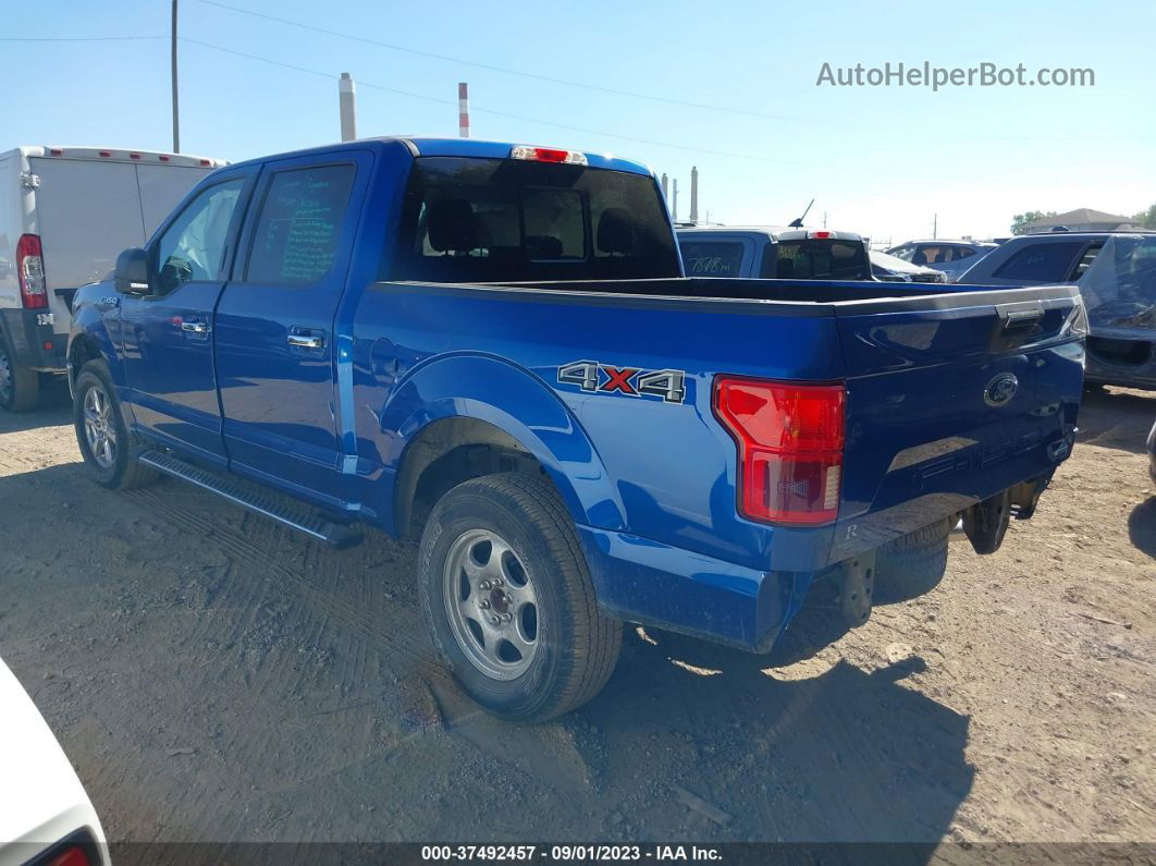 2018 Ford F-150 Xlt Dark Blue vin: 1FTEW1EG5JFC12892