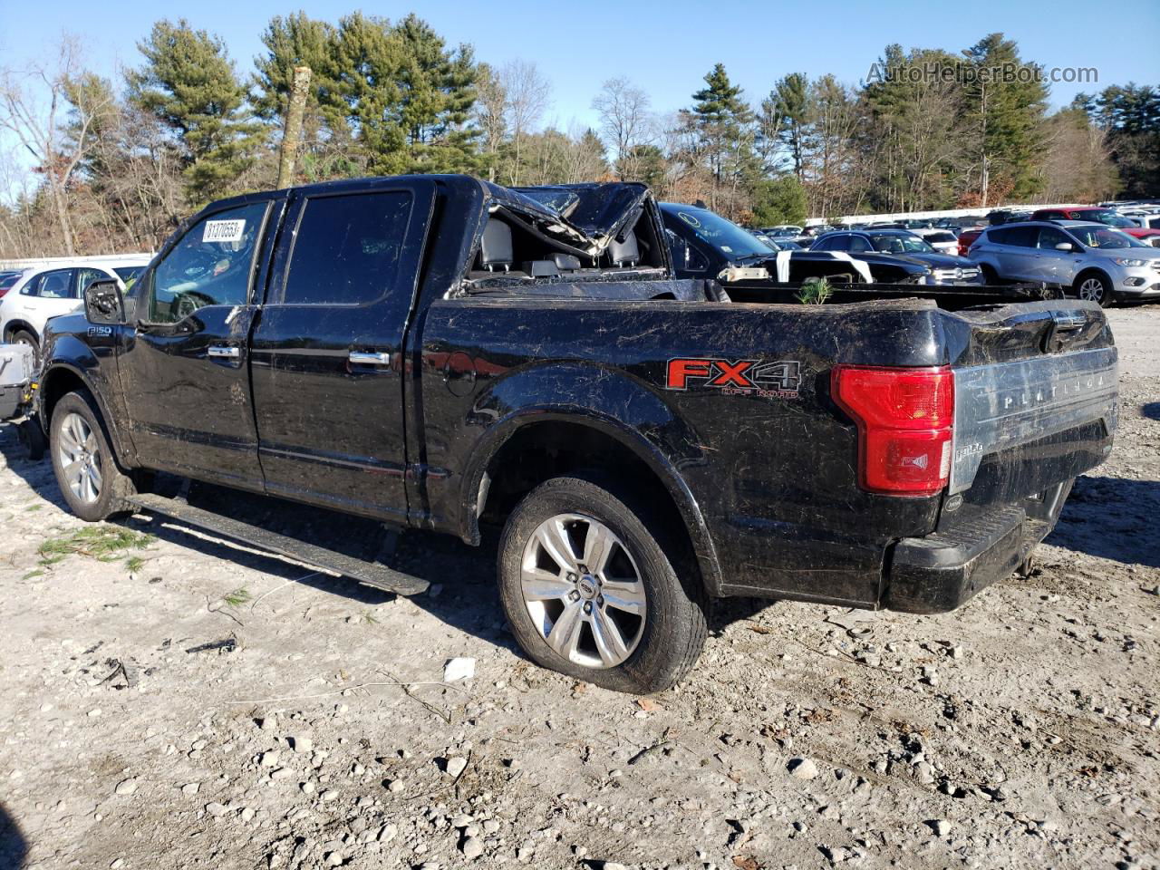 2018 Ford F150 Supercrew Black vin: 1FTEW1EG5JFC21334