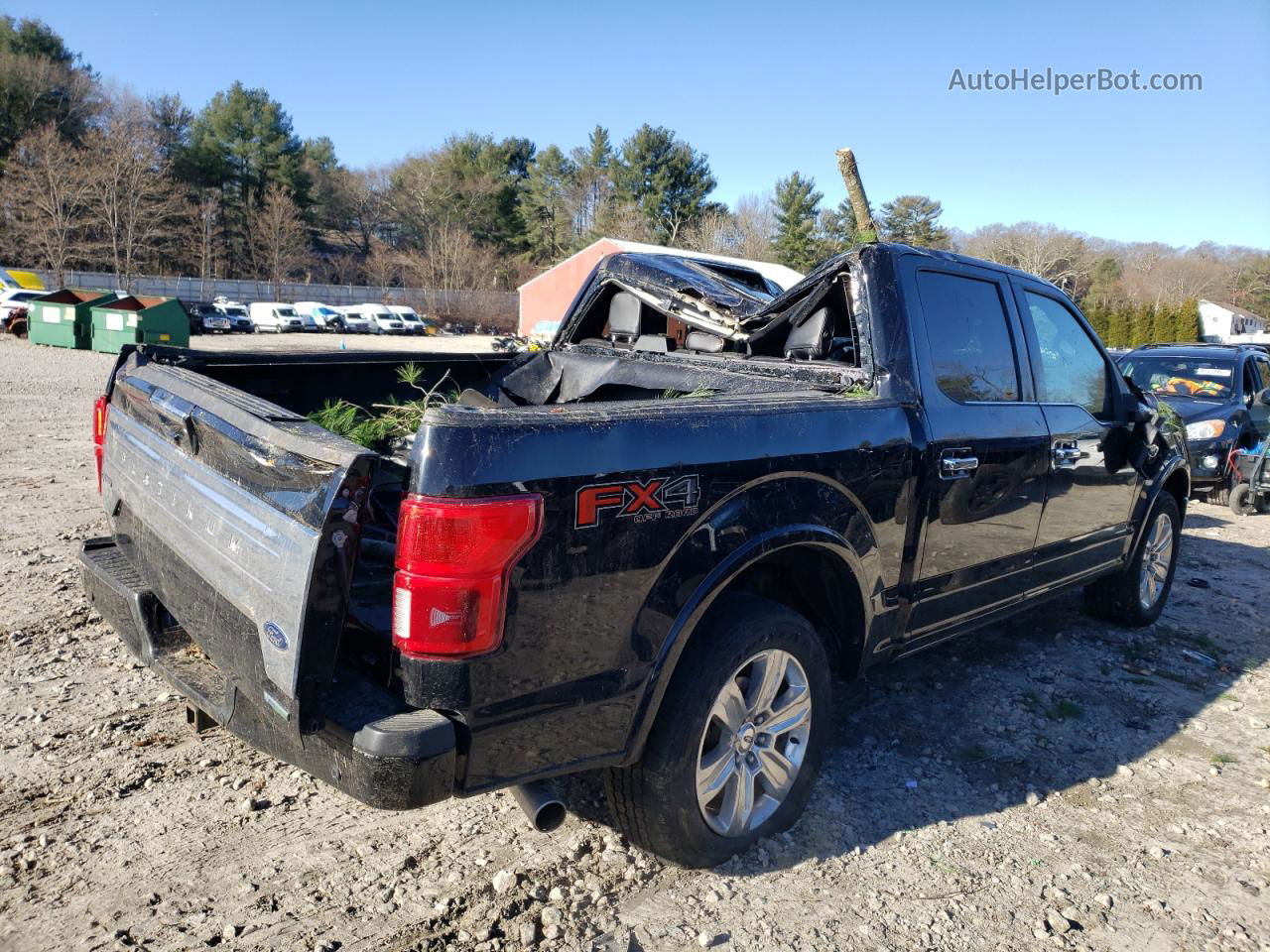 2018 Ford F150 Supercrew Black vin: 1FTEW1EG5JFC21334