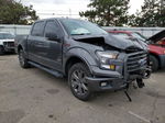 2017 Ford F150 Supercrew Gray vin: 1FTEW1EG6HFA59112