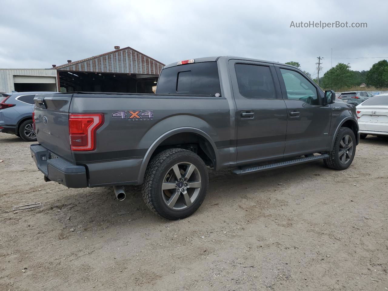 2017 Ford F150 Supercrew Gray vin: 1FTEW1EG6HKC10117