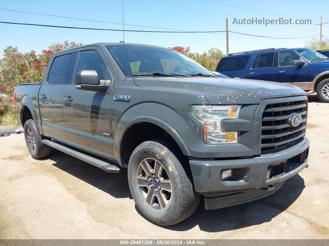 2017 Ford F-150 Xlt Black vin: 1FTEW1EG6HKC24664