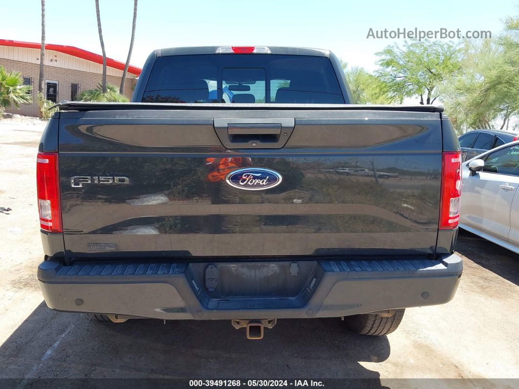 2017 Ford F-150 Xlt Black vin: 1FTEW1EG6HKC24664