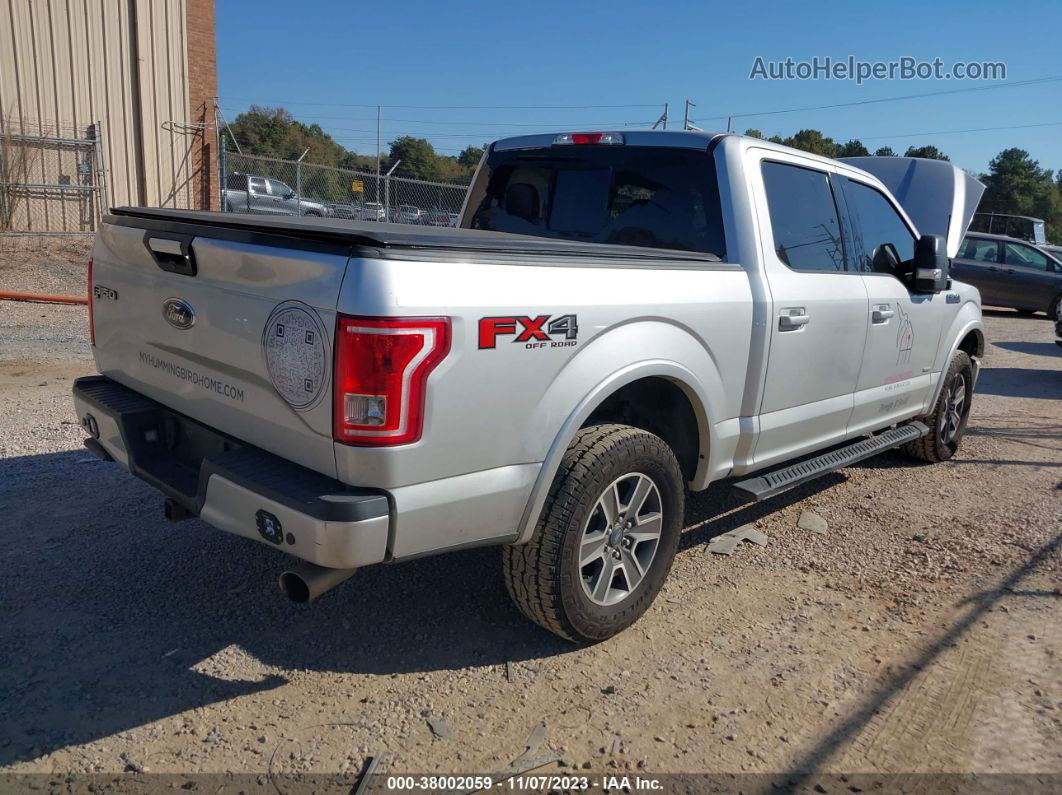 2017 Ford F-150 Xlt Silver vin: 1FTEW1EG6HKE37050